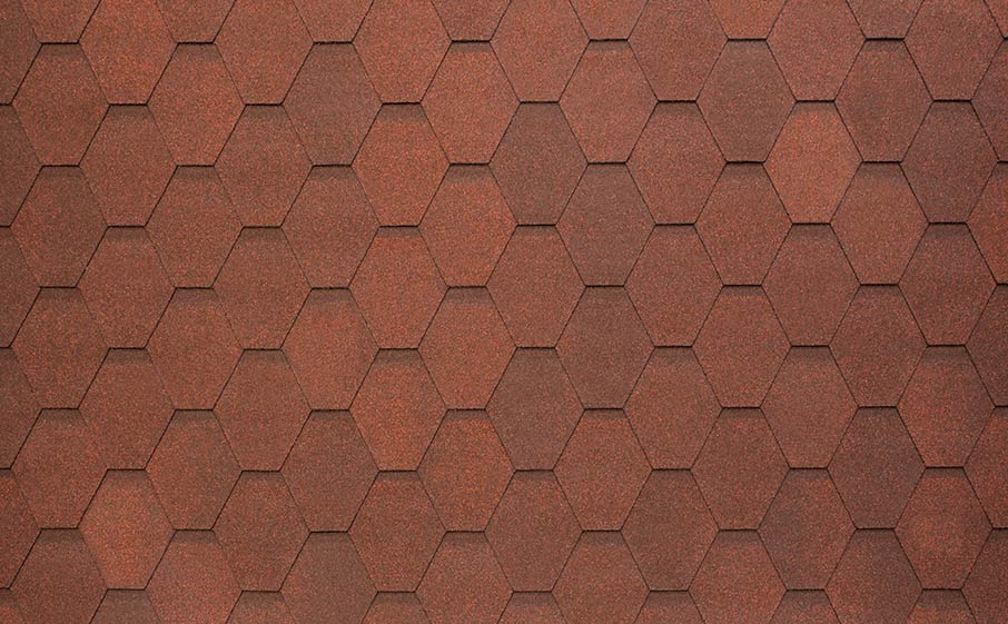 Гибкая черепица TEGOLA NOBIL TILE Вест темно-красный